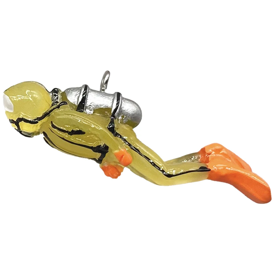 Aquarium Decoration Resin Floating Diver Fish Tank Floating Decoration Under the Water Set Underwater World Small Floating Ball