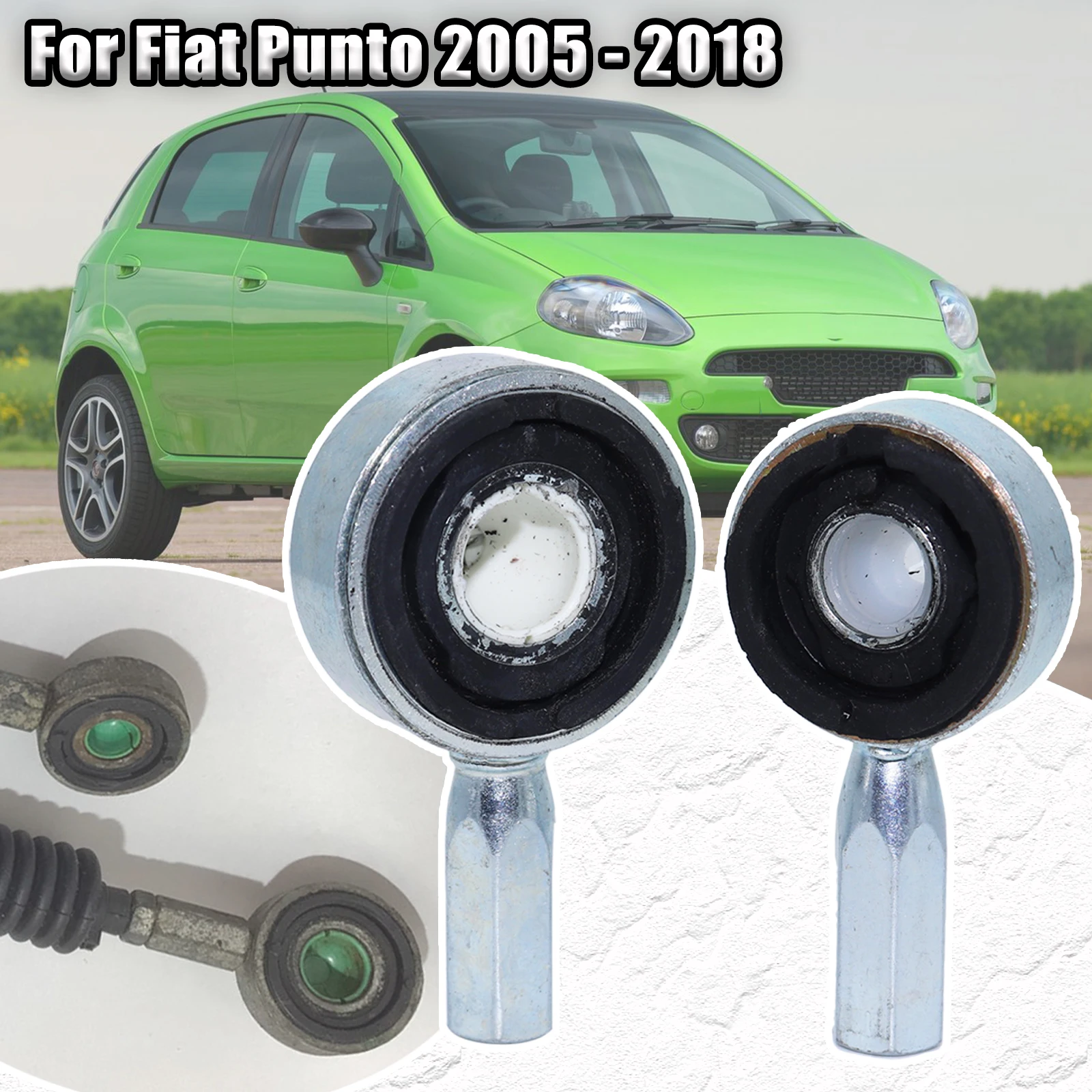 

For Fiat Punto 2005 - 2018 Manual Gearbox Shift Cable Linkage Bushing Shifter Lever Selector Connect Both End Replacement Parts