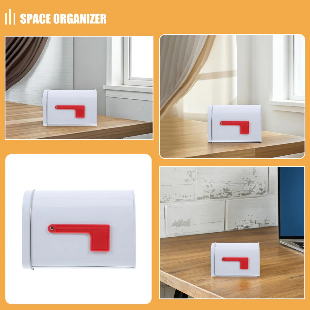 2개입 우편함 DIY 발렌타인 공예 놀이집 벽걸이 금속 정리함 편지 선물용 우편함