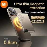 Xiaomi 10000mAh Magsafe Power Bank Wireless Ultra-thin Fast Charger Alloy With Battery Powerbank Magnetic Phone Charger
