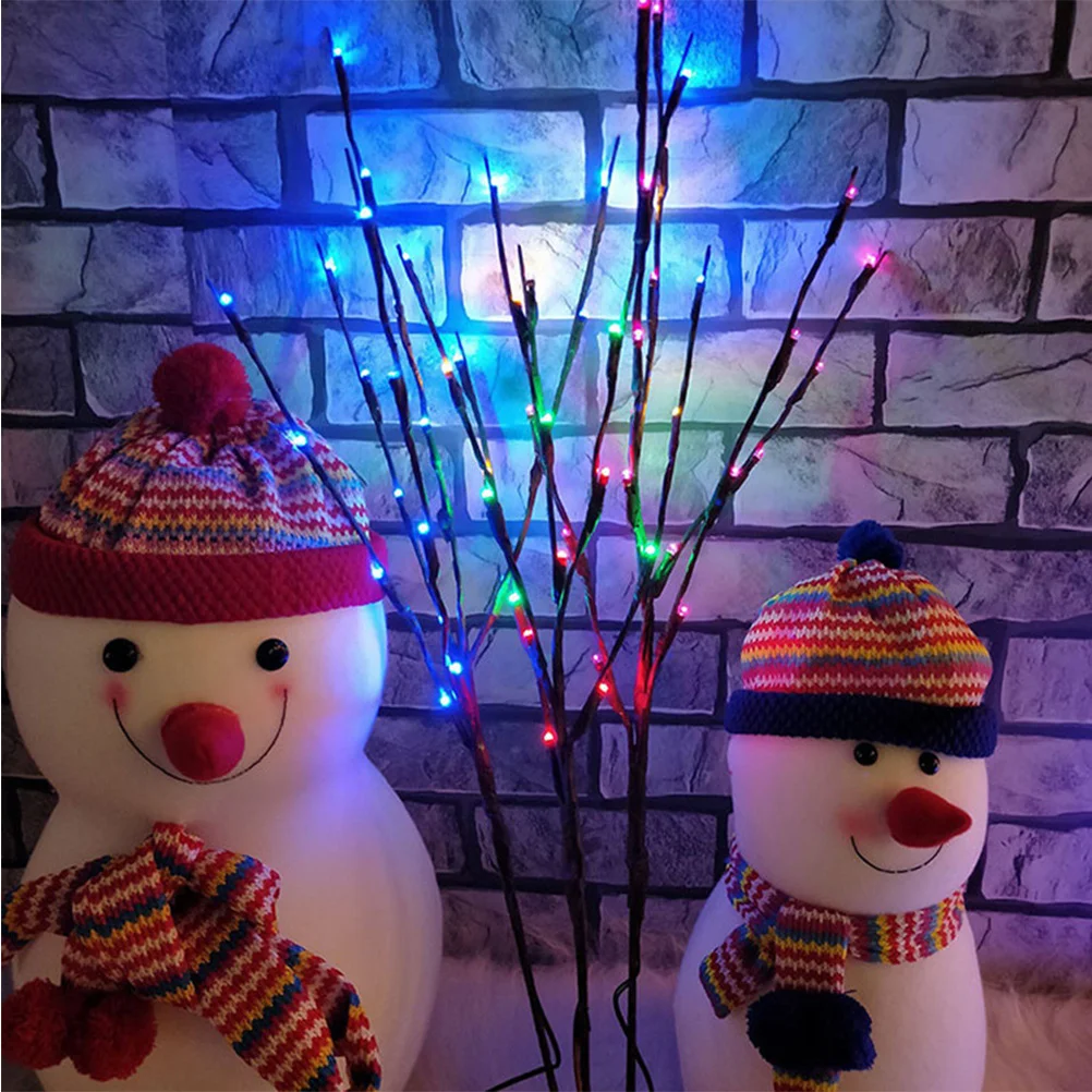 

Solar Powered Tree Branch Lights Led Decorative Light For Home Christmas Party Outdoor Indoor Decoration Colorful Night