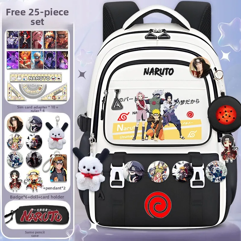 

Anime ninja lightweight large capacity spine protection backpack for elementary and middle school boys Japanese style
