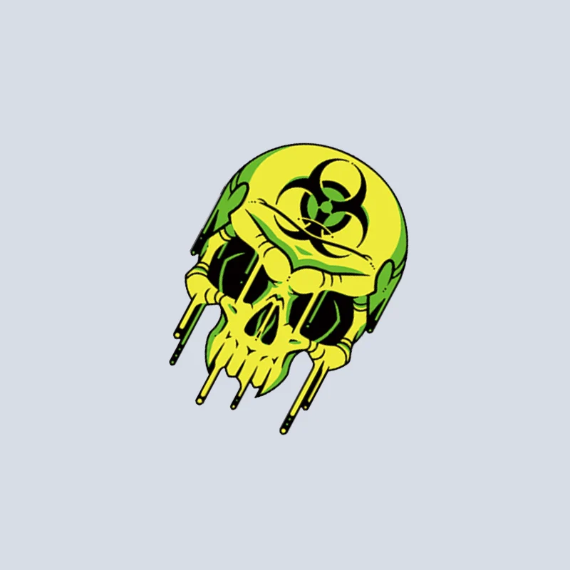 ملصقات فينيل متينة للدراجات النارية ، شارات جمجمة شيطان ، غطاء محرك أمامي ، خزان وقود ، لوحات إنسيابية جانبية ، ديكور خوذة الحاجز ، 1 * * #5