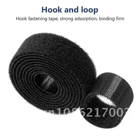 

Roll 1/3/5M 10mm 15mm Self Adhesive Fastener Tape Strong Hooks Loops Cable Tie Tape TV Organizer DIY Accessories Reusable