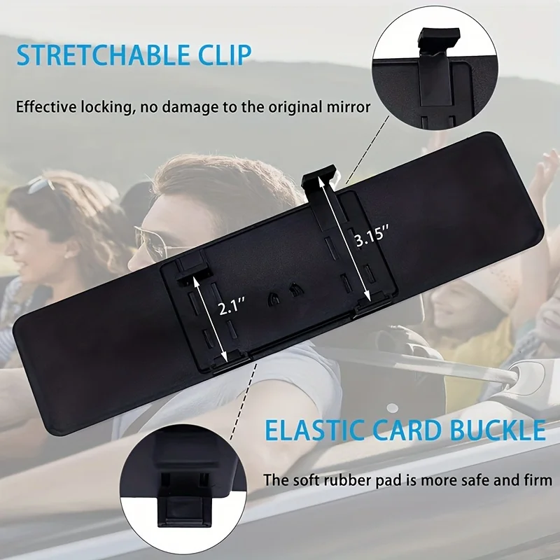 Car Rearview Mirror Curved Surface Wide-angle Large Field Of View Baby Observation Mirror Coach Car Indoor Auxiliary Rearview