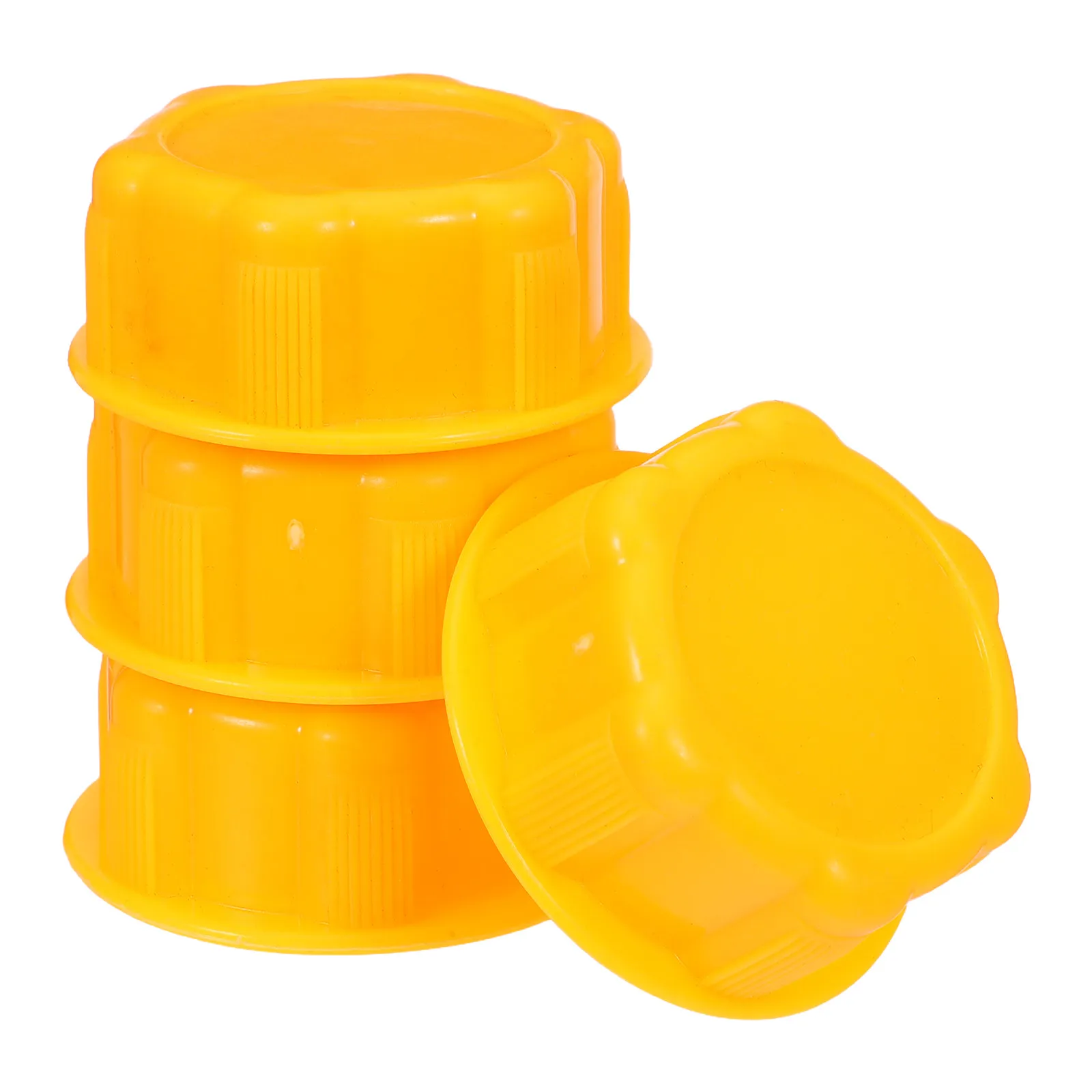 4Pcs Kids Slide Plastic Screw Caps Replacement Fixing Nut Covers for Indoor Playground Toddler Slide Repair Parts Yellow