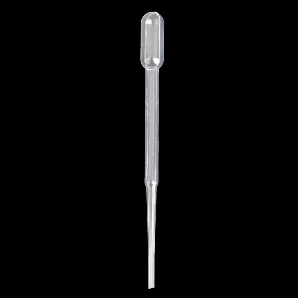 50 graduated plastic pipettes laboratory tests dispensing 0.2 ml