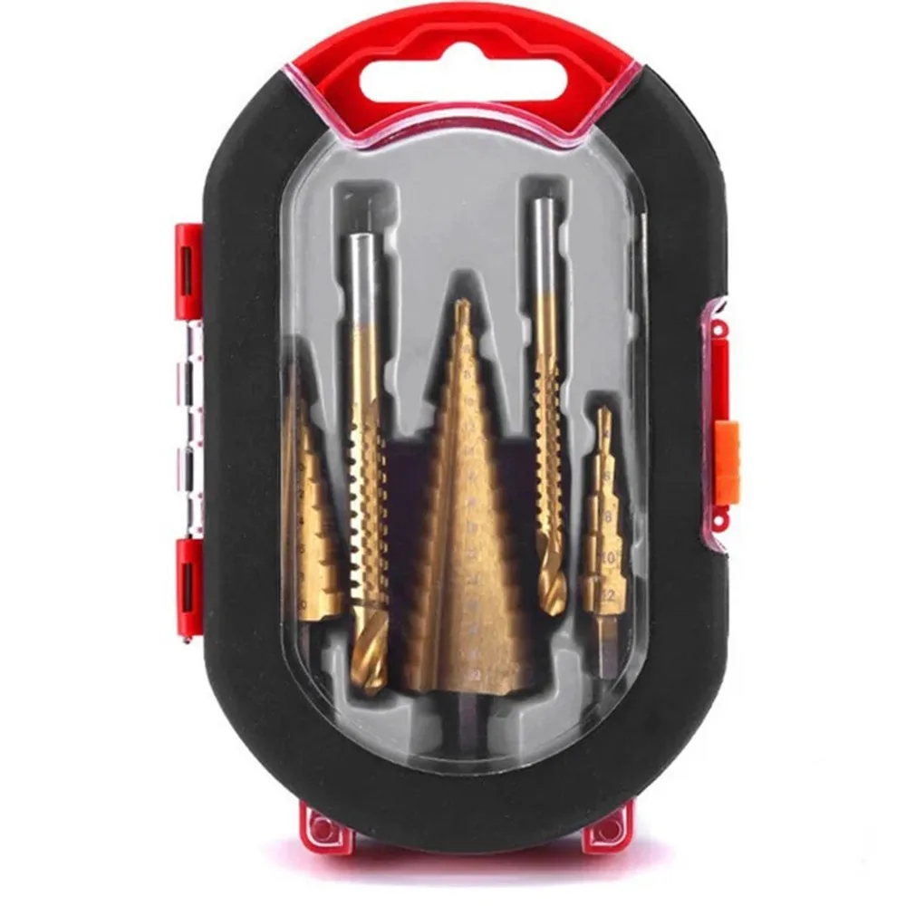 

3-12/4-20/4-32mm Step Cone Drill 3/6/8mm HSS Metal Hole Cutter Durable High Hardness Drilling Tools Carpentry
