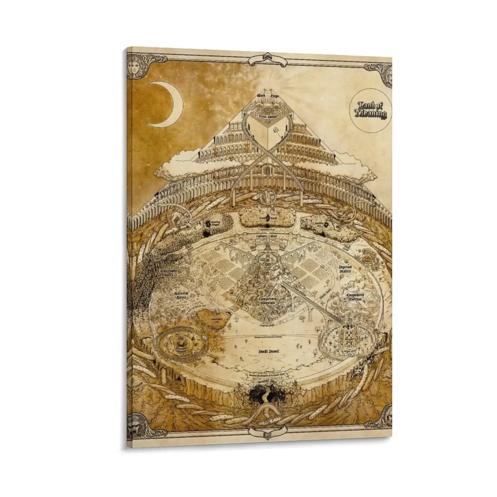 

Land of Meaning - w/o JBP - Traditional Canvas Painting anime figure Wall decoration frame painting