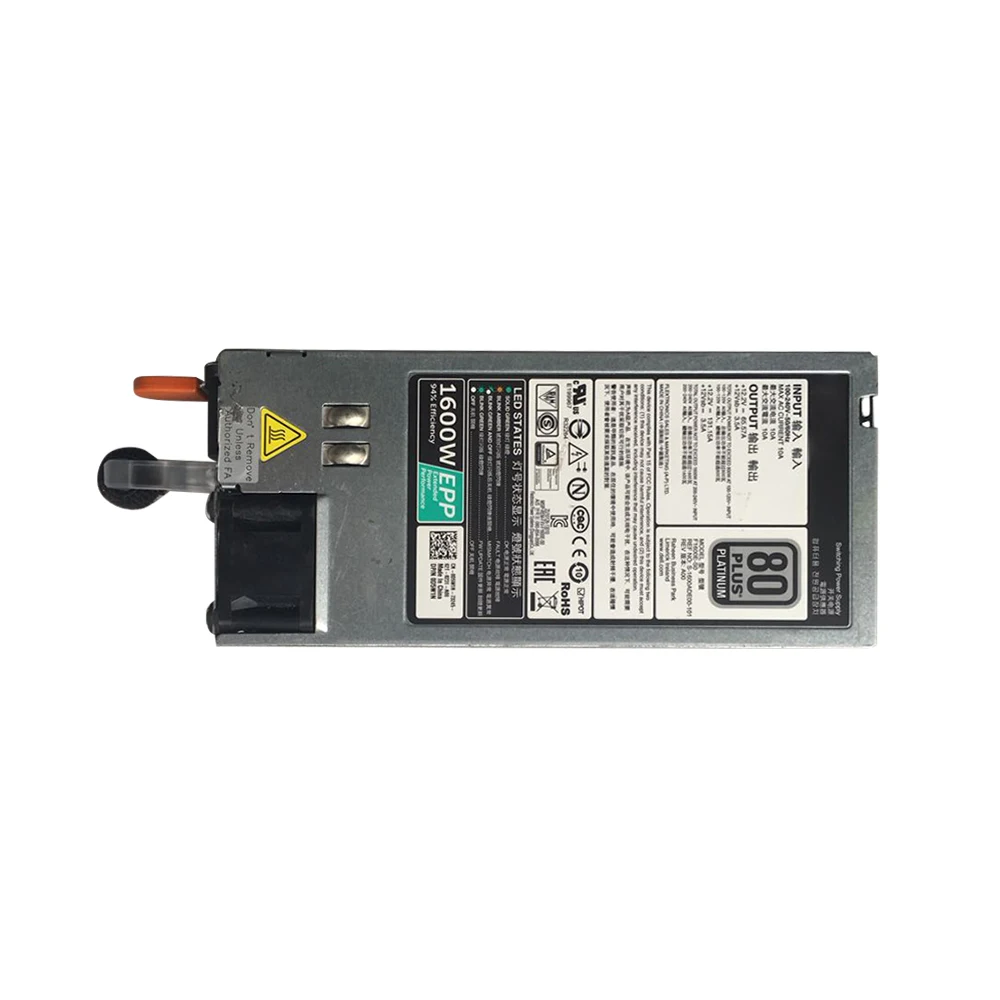 

Original 1600W EPP POWER SUPPLY 95HR5 F1600E-S0 D5W1N for POWEREDGE R740 R640 T640 T440 R630 R730 R730XD SERVER 095HR5 0D5W1N