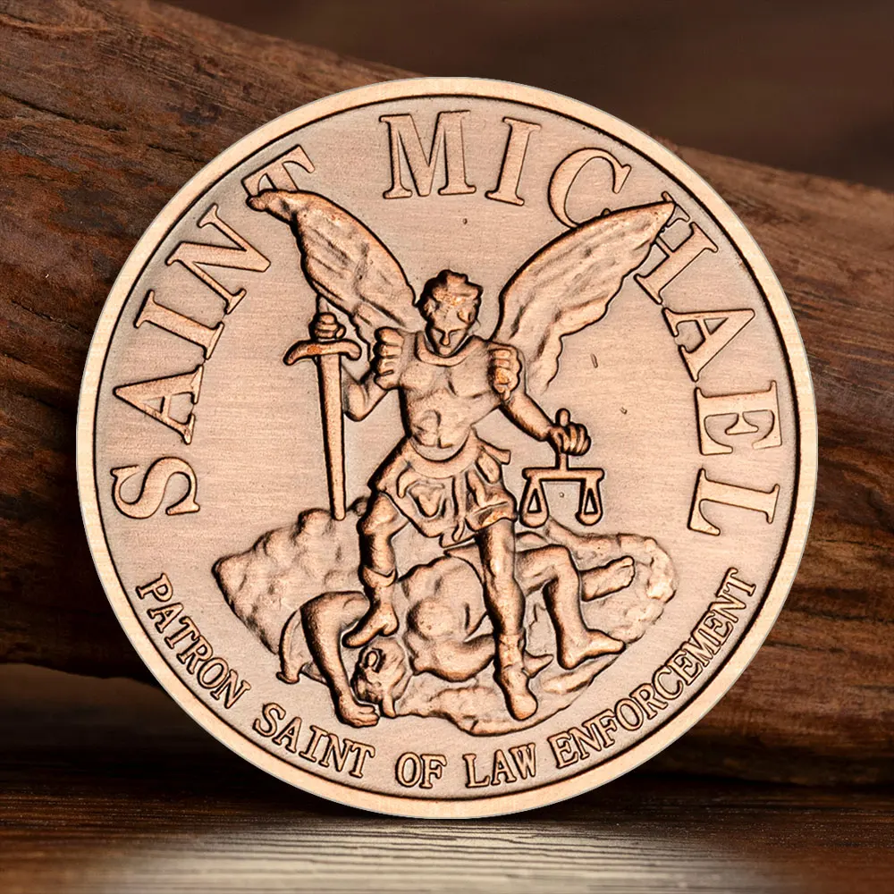 US San Francisco Police Department Bronze Plated Souvenir Coin Gold in Peace Iron in War Commemorative Gift Challenge Coins