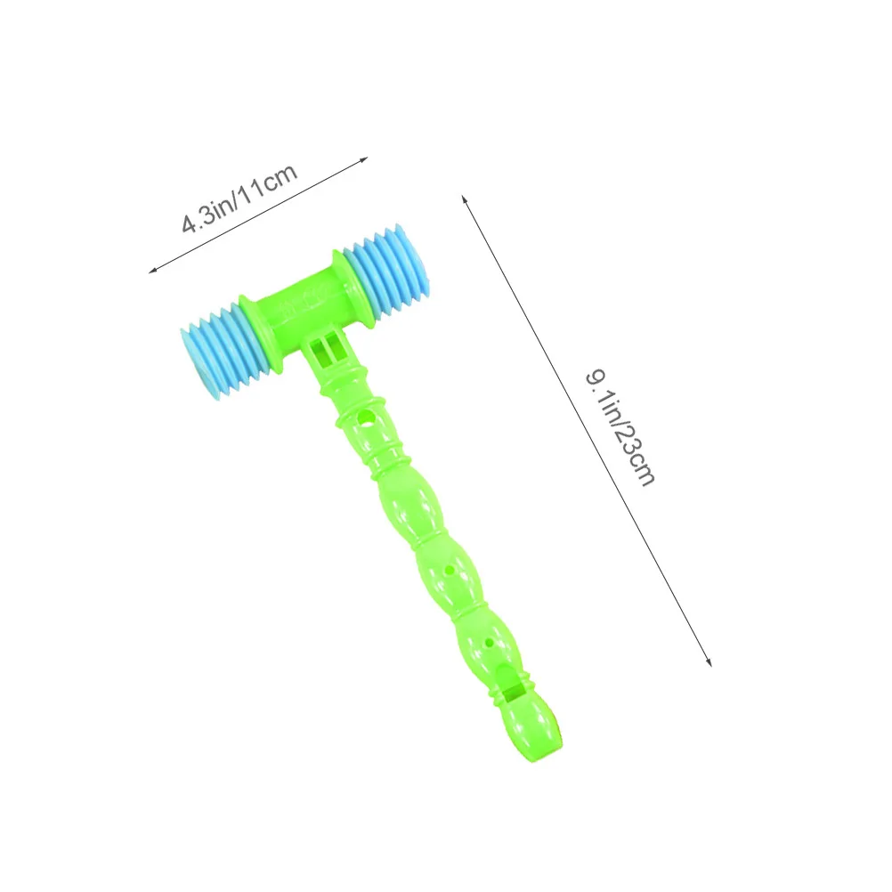 8Pcs Sounding Hammers Plastic Music Mallets Educational Kids Plaything Mini Plastic Hammers Stimulate Curiosity Develop