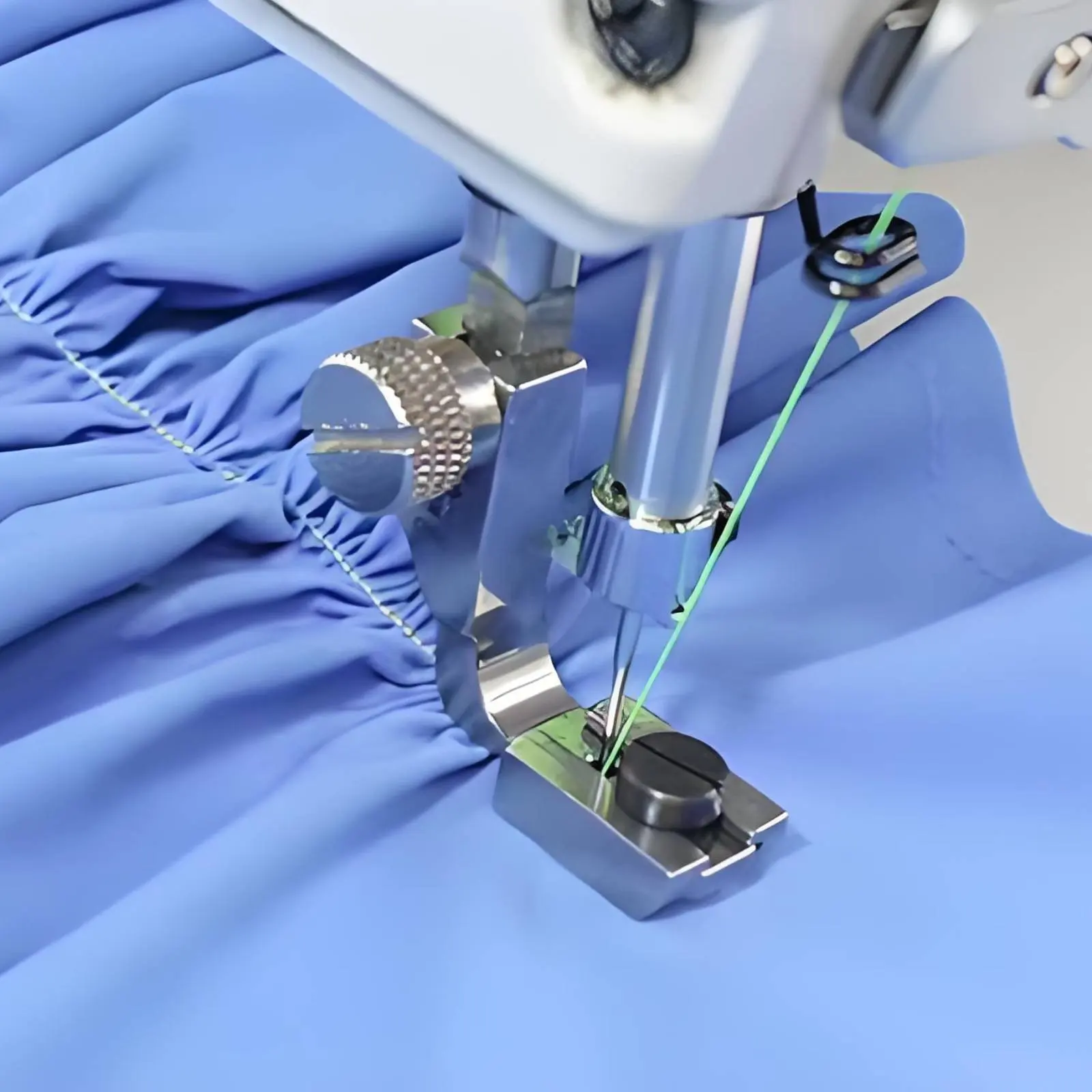 Pie de Plisado Ajustable, Accesorio de Plisado, Pie de Plisado de Acero, Accesorio para Máquina de Coser, Control Preciso para Confección de Prendas