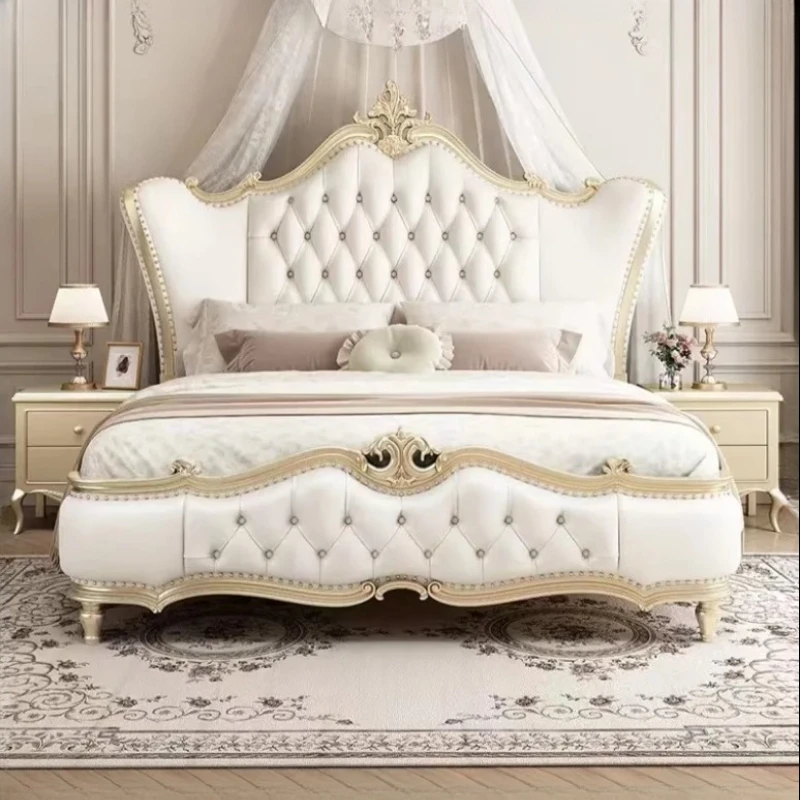 

European Camping Bed Sleeping Nordic Design Sun Modern Luxury Bed European Girls Frame Castle Wooden Muebles Unique Furniture