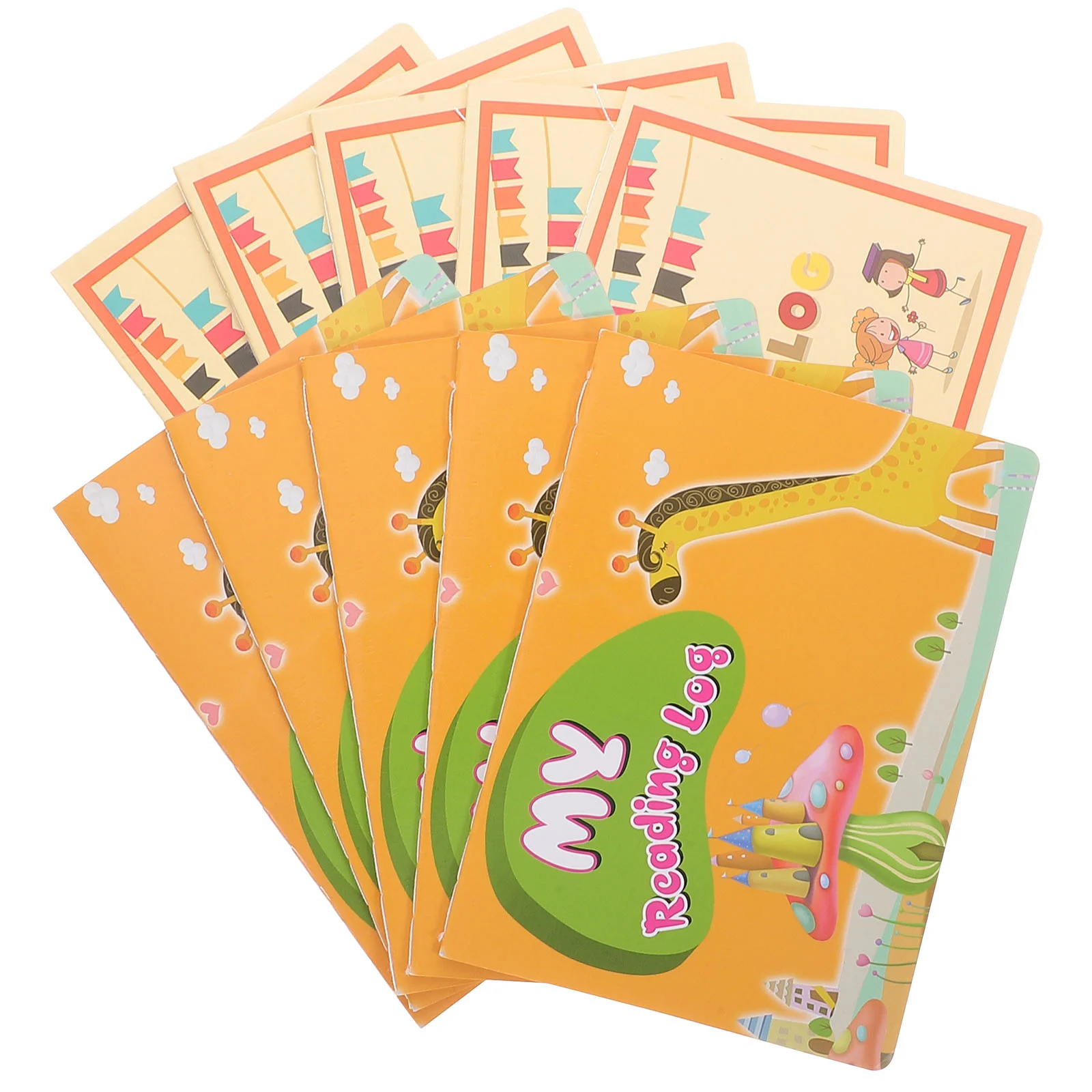 

10 Pcs English Passbook Practical Reading Scorecards Children Convenient Kids Paper Educational Bankbook Multi-use Pupils