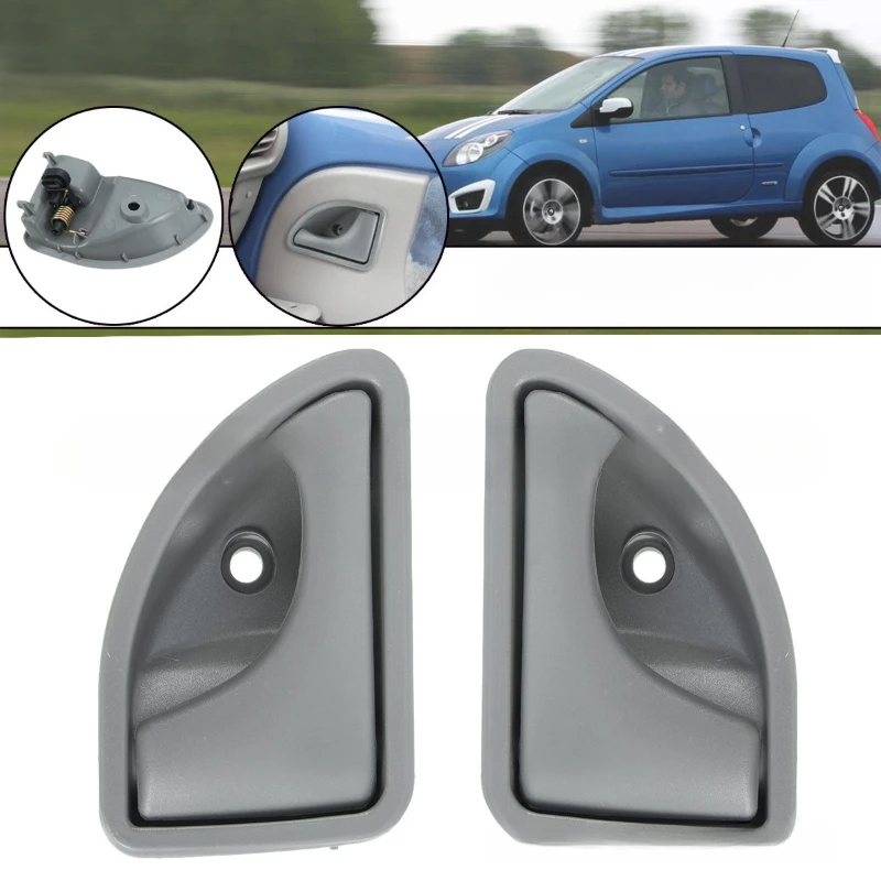 

Grey for Renault Kangoo Twingo inner door handle front 8200247802 8200247803