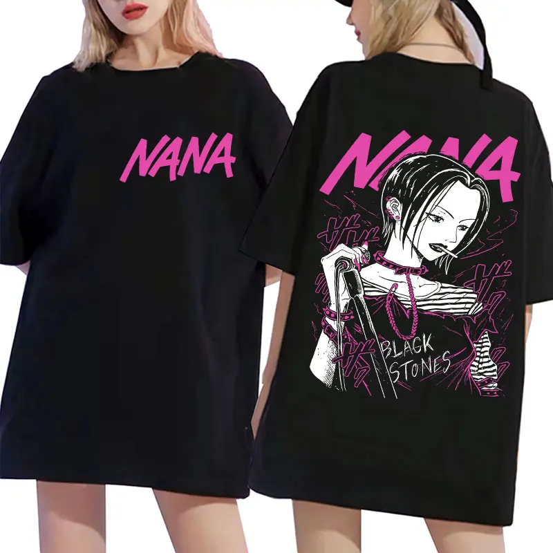 

Nana Osaki Japanese Manga Graphic T Shirts High Quality Fashion Oversized T-shirt Men Women Casual Loose Short Sleeve T-shirts