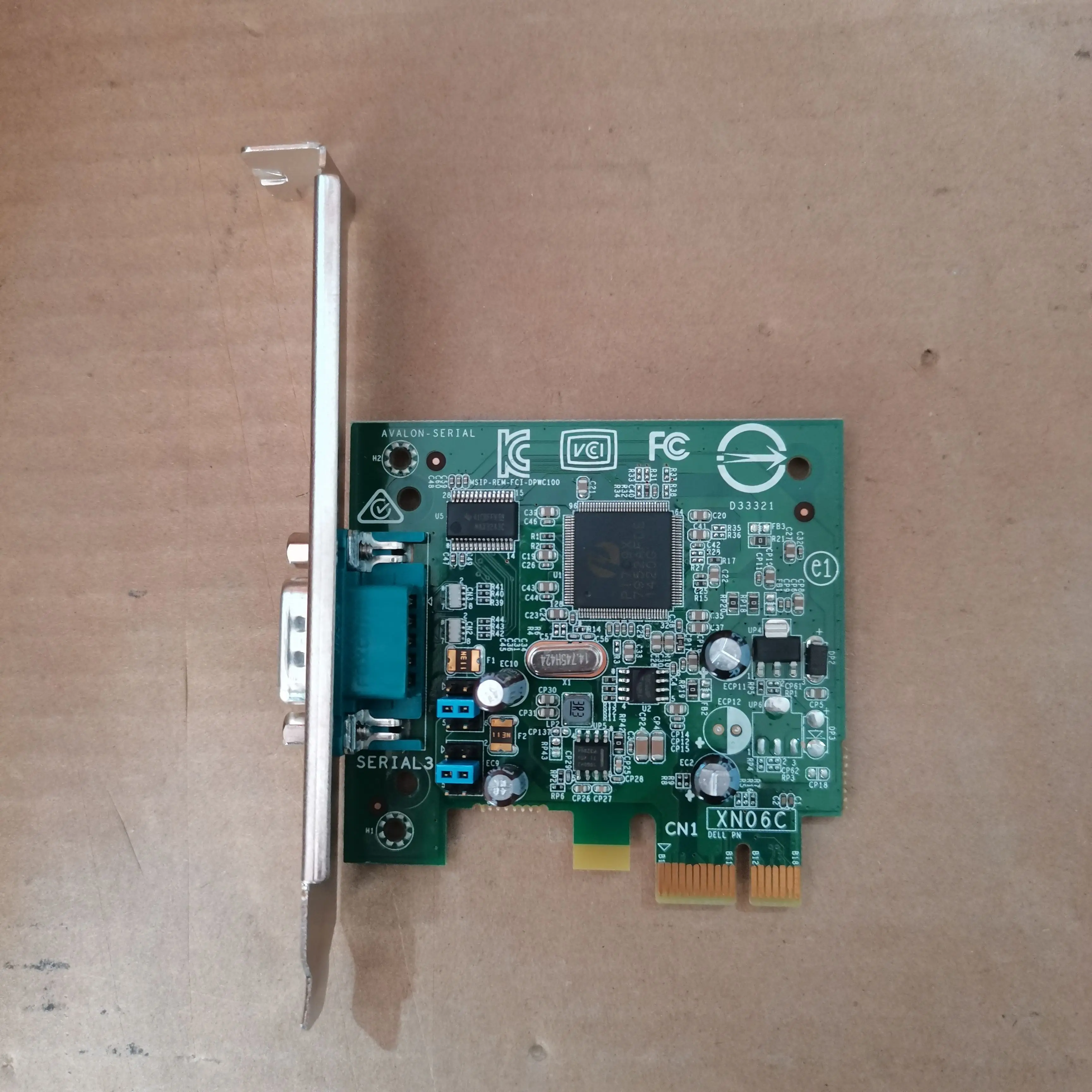 

New For Dell Desktop Workstation Serial Card PCIE X1 DPWC100 7PHFC