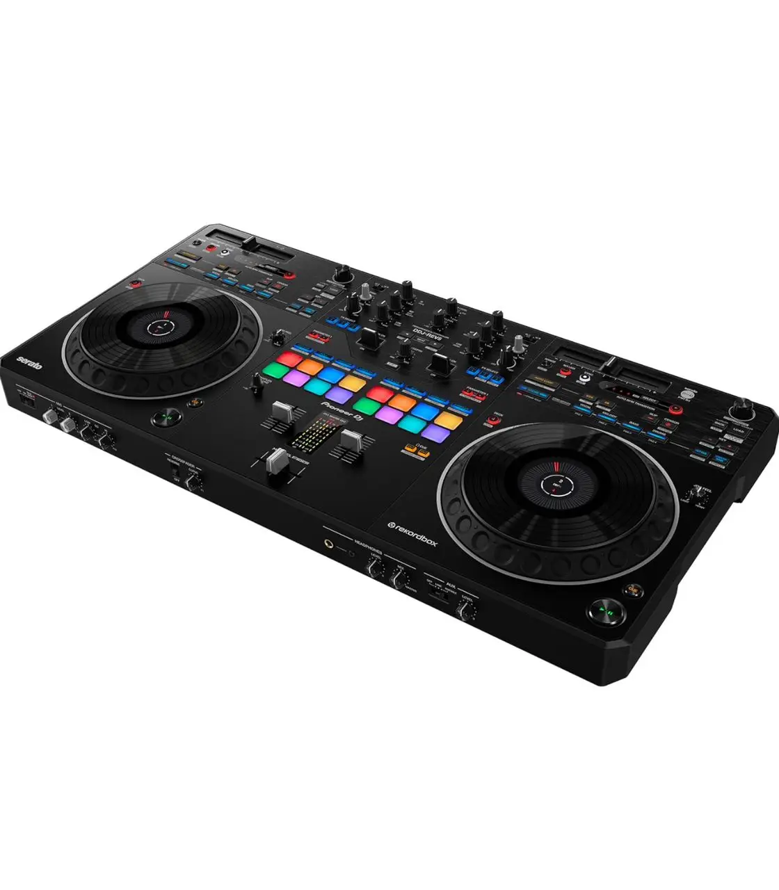 НОВЫЙ 2-канальный rekordbox Pioneer DJ DDJ-REV7 и контроллер Serato DJ Pro с моторизованным Jog Wheel