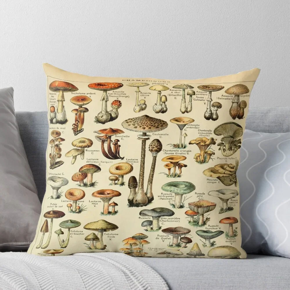 

Mushrooms Throw Pillow christmas cushions covers pillowcases for sofa cushions