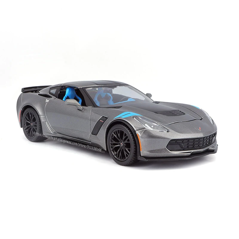 Maisto 1:24 2017 Corvette Grand Sport Highly-detailed die-cast precision Alloy car model collection gift Sports car series