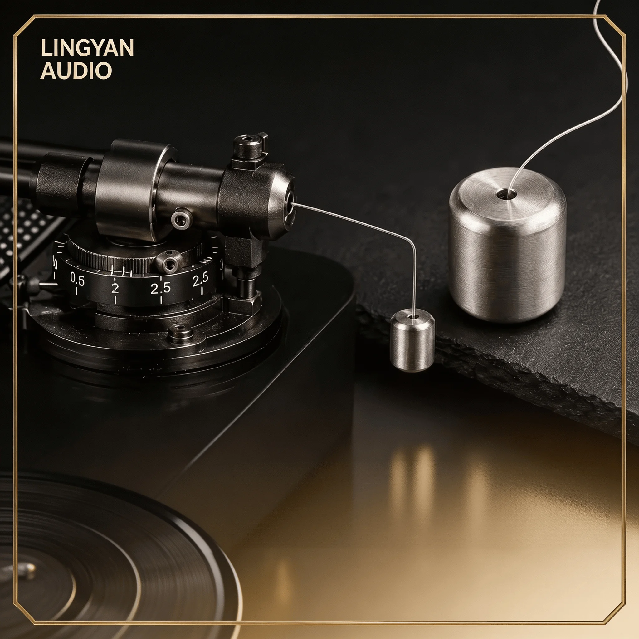Turning Gouge Set - Contrepoids anti-vibration en acier inoxydable de