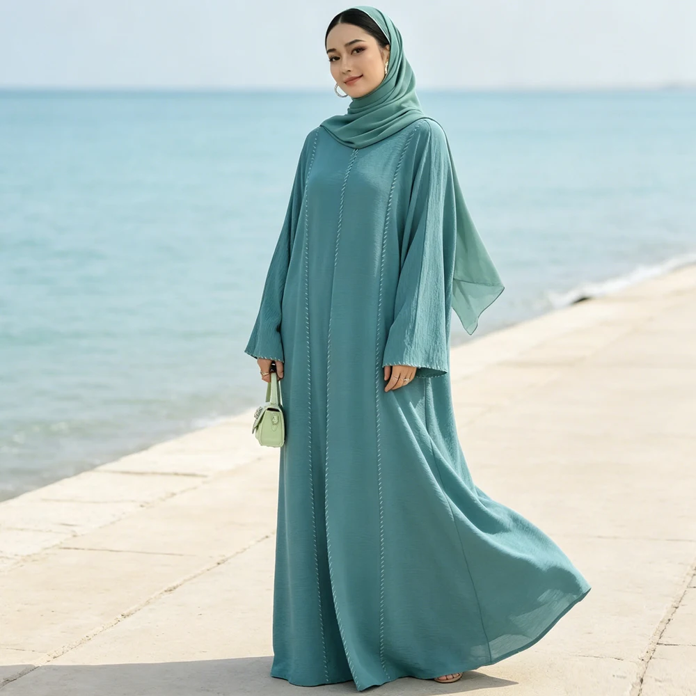 Embroidery Kebaya - Dubai Abaya Luxury Kimono Cardigan Women