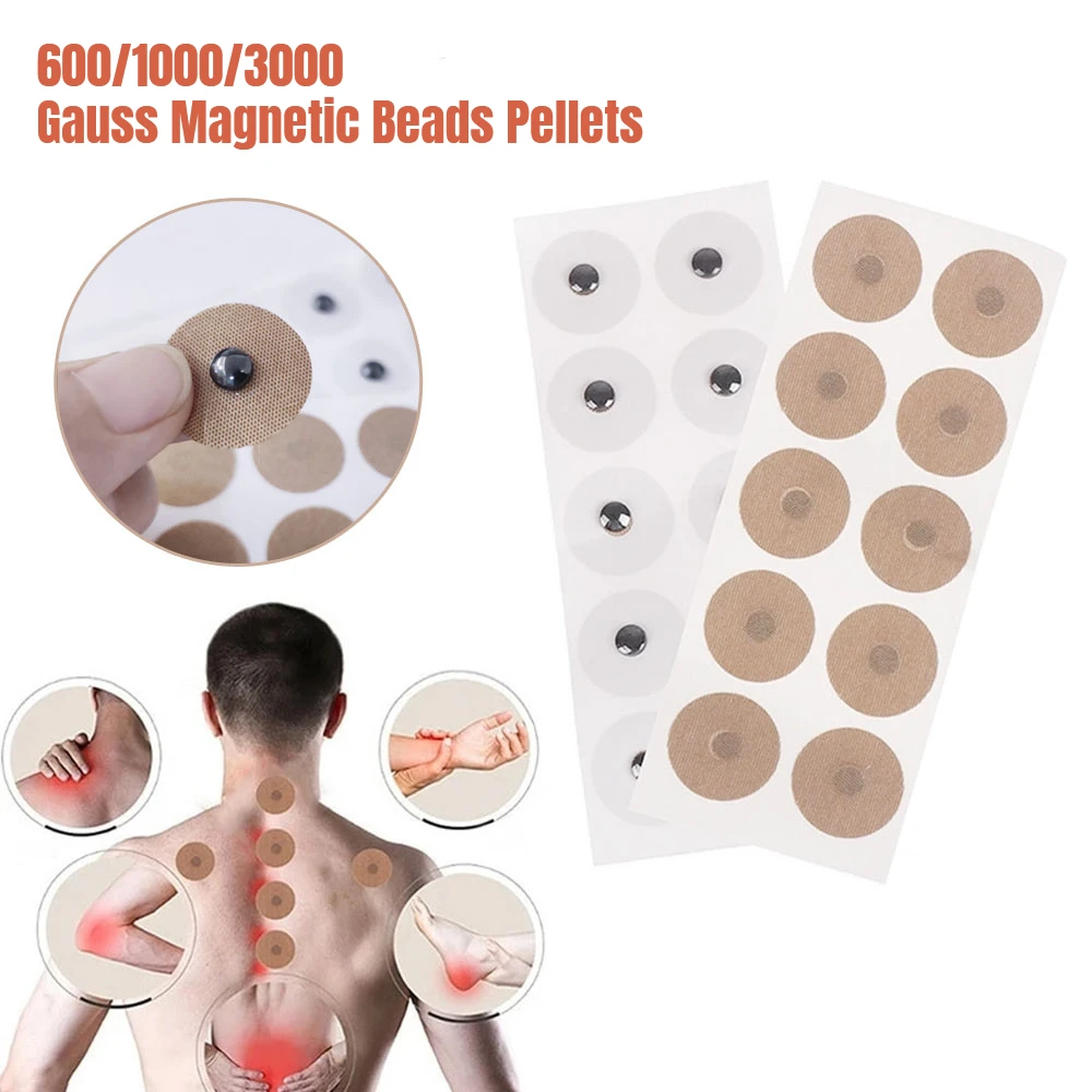 Gold-plated Gauss Magnetic Beads Pellets Seeds Ear Acupoints Points Stickers Acupuncture Massage Auricular Weight Loss Slim