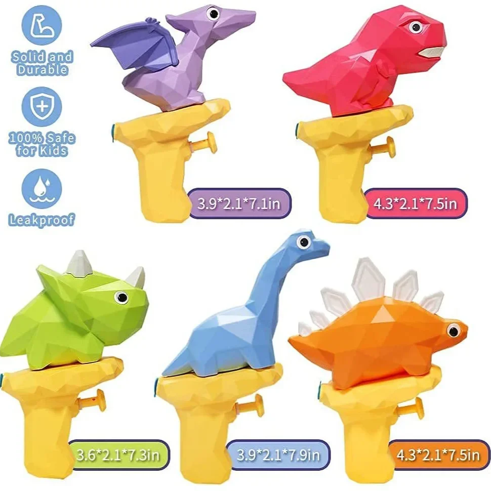 

Cartoon Mini Water Gun Children Toy Dinosaur Water Spray Gun Summer Outdoor Beach Swimming Pool Water Shooting Toys for kids