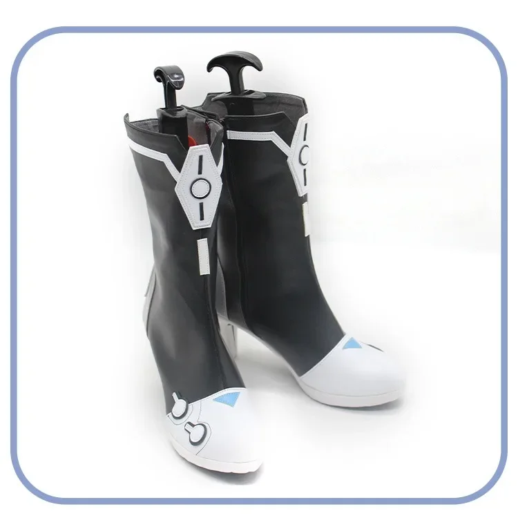 Gioco Honkai Impact 3 Griseo Scarpe Cosplay Stivali di Carnevale di Halloween Scarpe in pelle PU Puntelli Cosplay Su misura