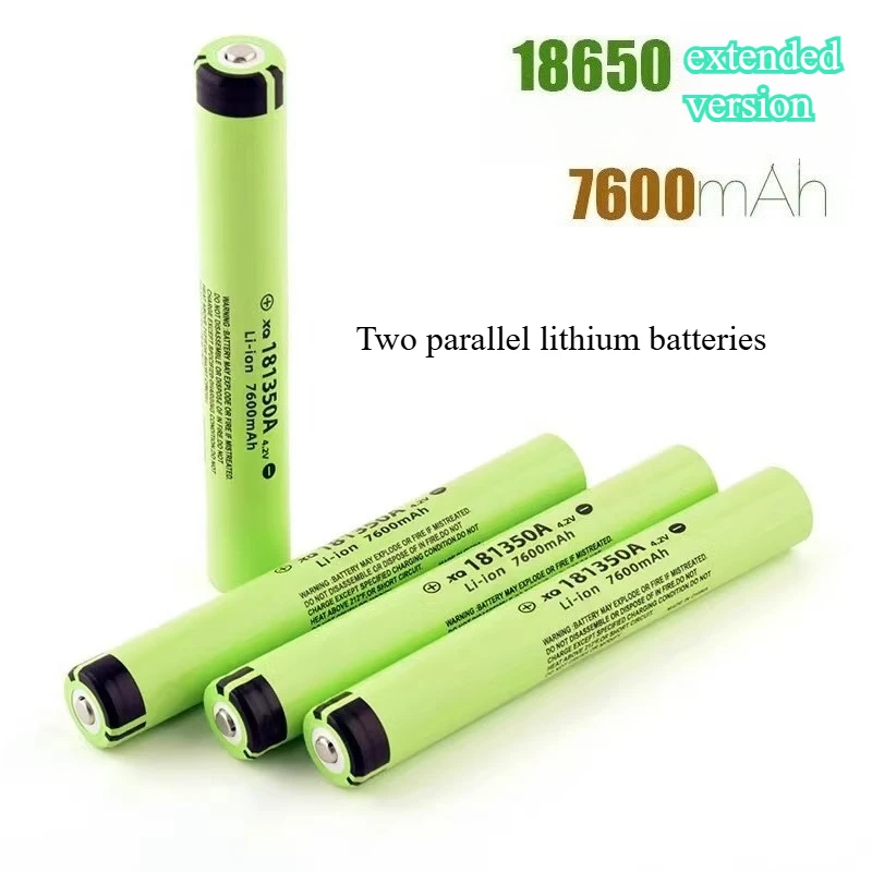 

Свинцово-кислотная батарея емкостью 7600 мАч 181350A, большая емкость, преобразованная на литиевую батарею, мощный фонарик, мобильный аккумулятор 4,2 В