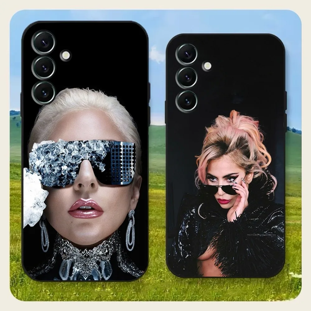 Singer L-Lady Gaga Phone Case For Samsung Galaxy A20,A21s,A22,A31,A32,A52,A53,A72,73,A80,A91Soft Black Cover