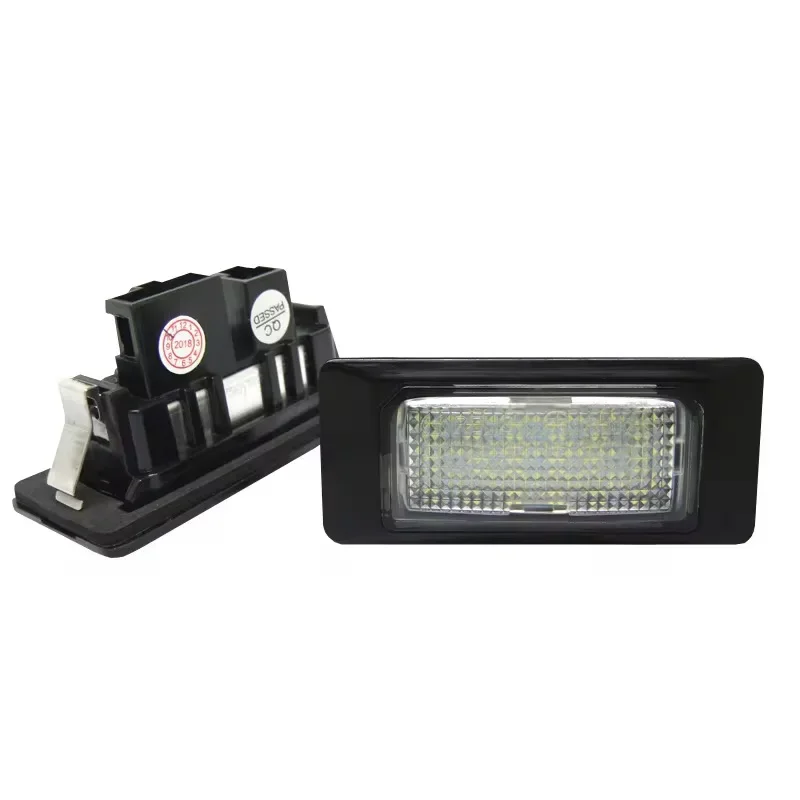 2pcs LED License Plate Light For VW Tiguan Touareg Passat Caddy Golf Plus 6/7 Variant Polo Jetta Sharan Car-Styling Number Lamps view 2