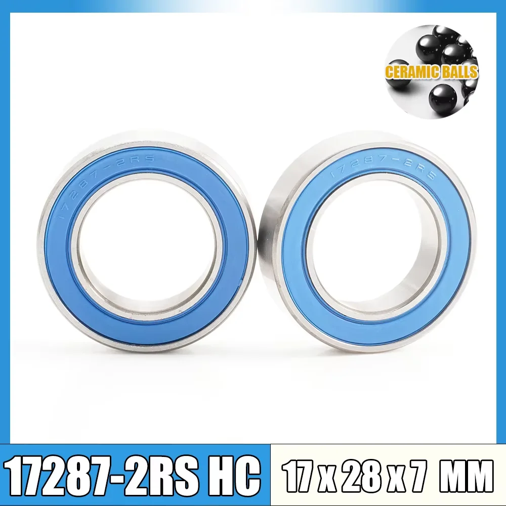 2PCS 15267 24377 17287 18307 24378 15268 16277 16287 163110 173110 RS Hybrid Si3N4 Ceramic Bearing Bike Hub Bottom Bracket 2RS