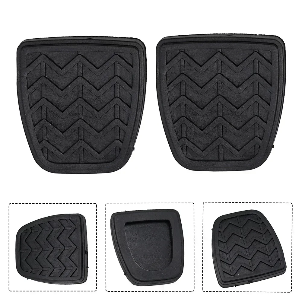 고무 브레이크 클러치 풋 페달 패드 커버, 도요타 캠리 XV30 XV40 코롤라 E120 E130 FJ 크루저 RAV4 XA20 용, 2 개