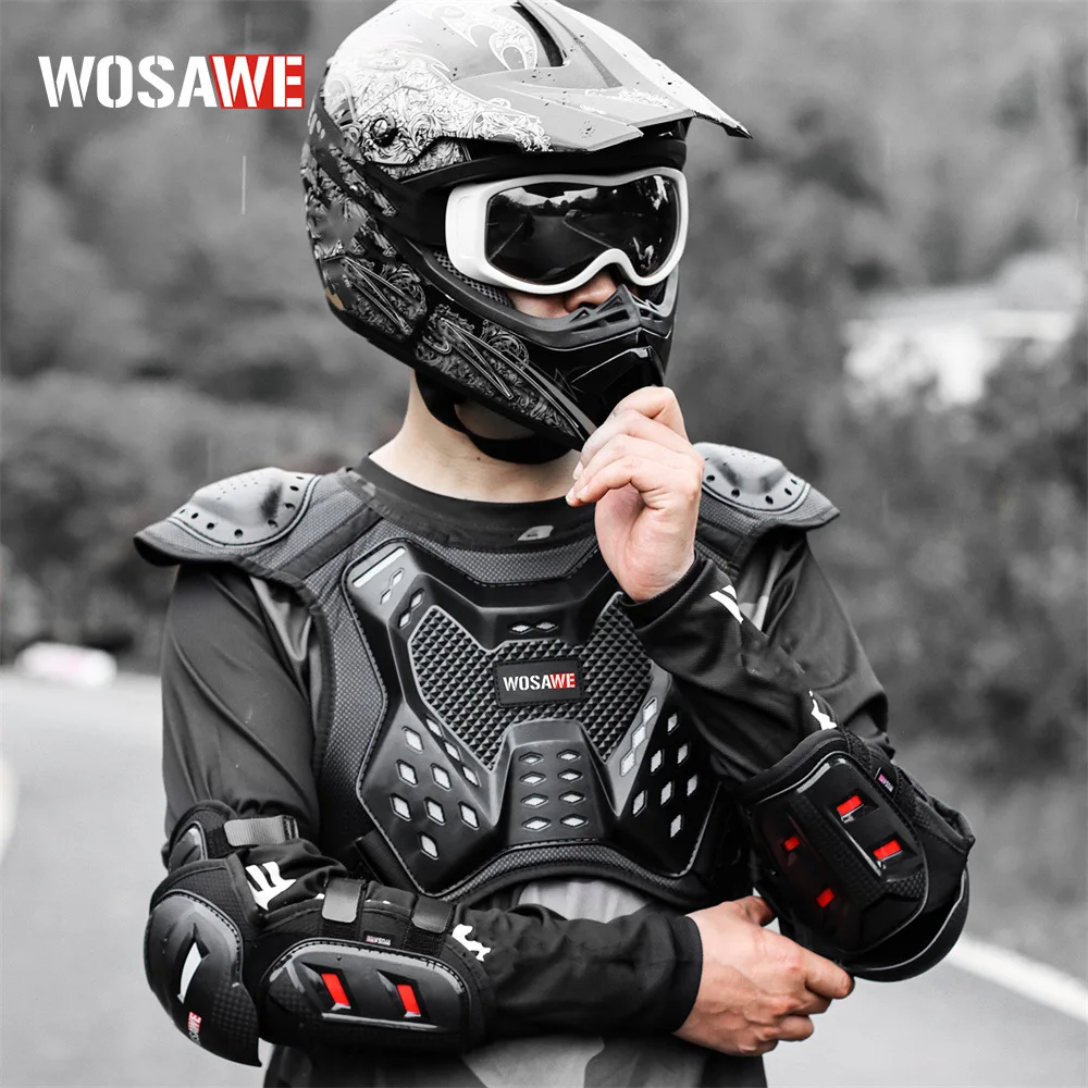 

New Motorcycle Armor Adult Chest Back Protector Moto Racing Body Protector Armor Guard Motocross Protective Gear