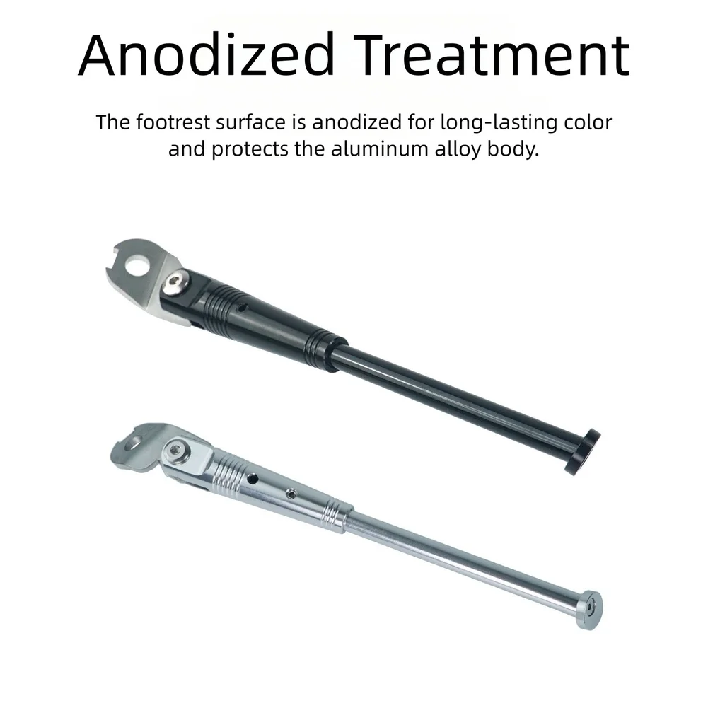 Aluminum Folding Bike Kickstand For 14/16/20 Inch Bicycles  Lightweight Foot Support Sturdy Support With Minimal Weight