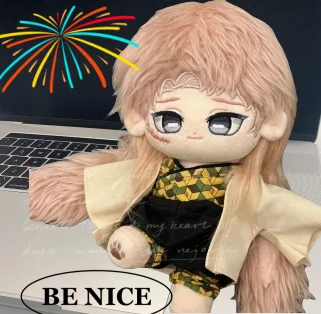 

20cm Kimetsu No Yaiba Demon Slayer Sabito Anime Cute Plush Doll Stuffed Body Cosplay Dress Up Plushie Dolls Toys Gifts