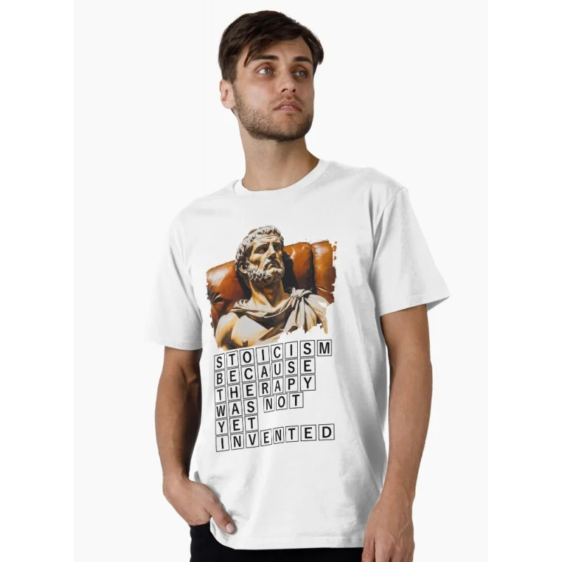 

Stoicism 0331 Amor fati stoic philosophy Gift t shirt for men 100% cotton printed Graphic Clothes Large size Tops S-6XL