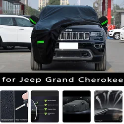 For Jeep Grand Cherokee Outdoor Protection Full Car Covers Snow Cover Sunshade Waterproof Dustproof Exterior Car accessories