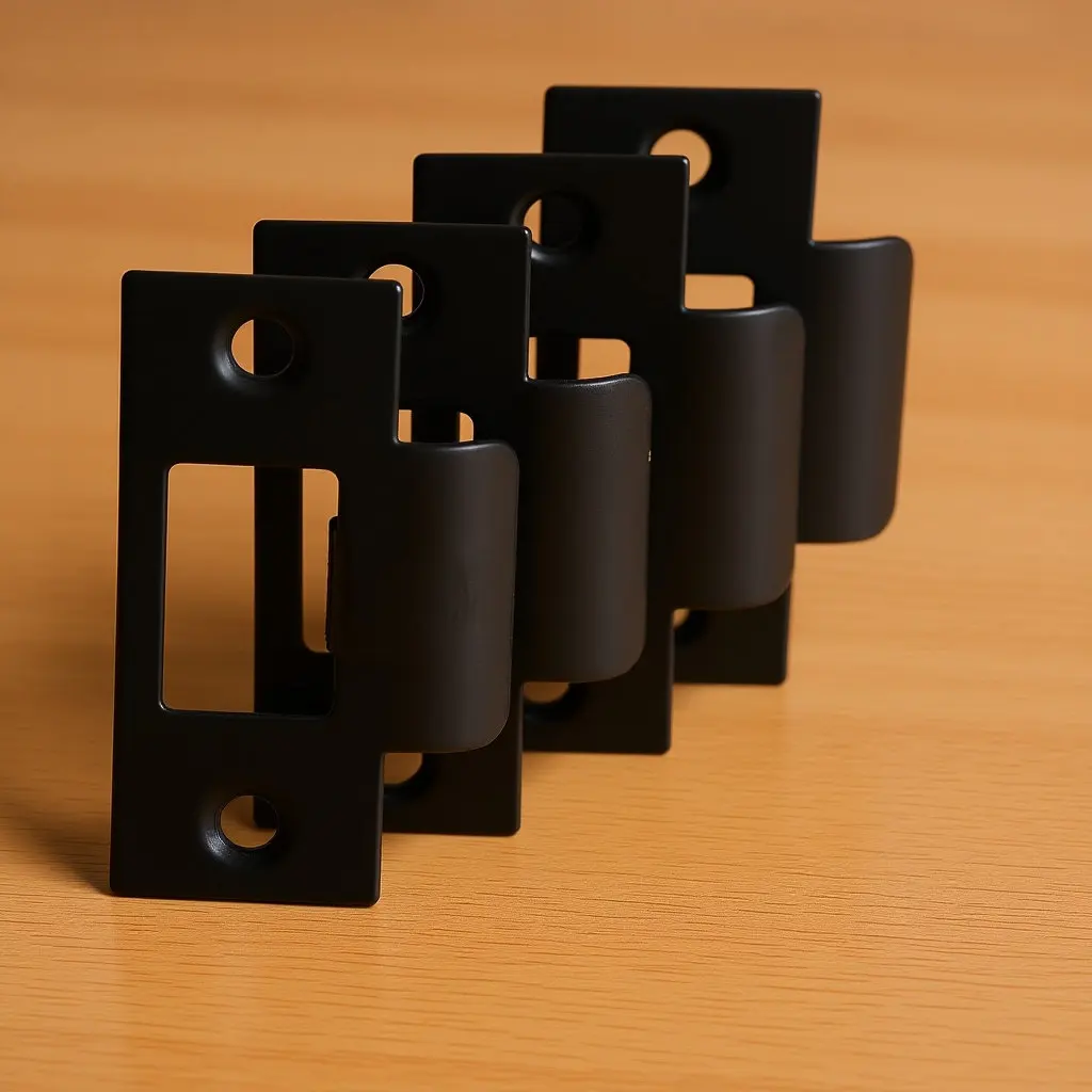 

Комплект из 4 удлинителей дверных накладок из нержавеющей стали, антикоррозийный, износостойкий, для распашных дверей