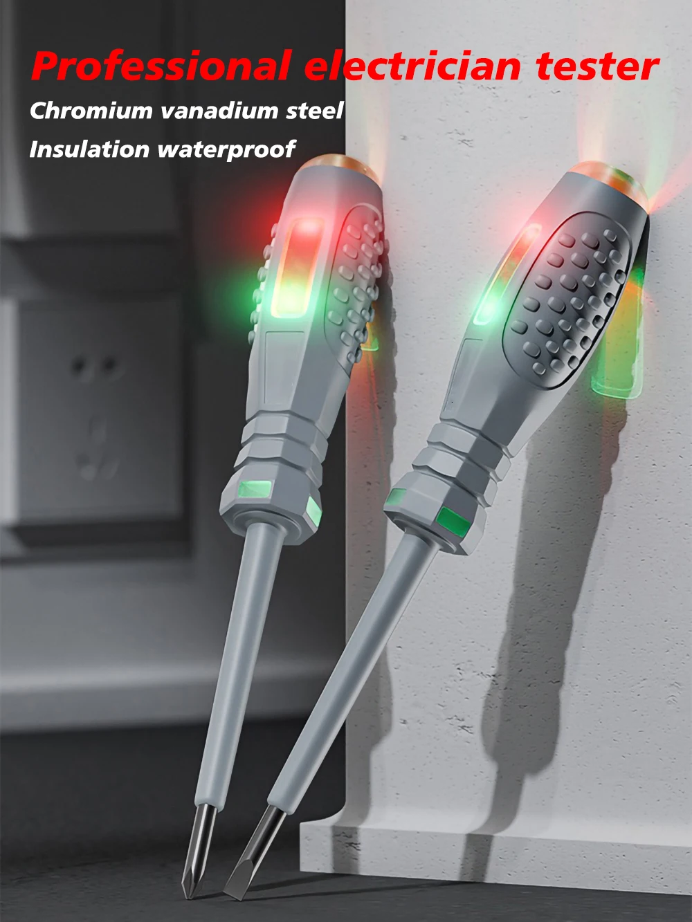 Professional electrician test broken wire induction power test tool high torque screwdriver test pen waterproof insulation