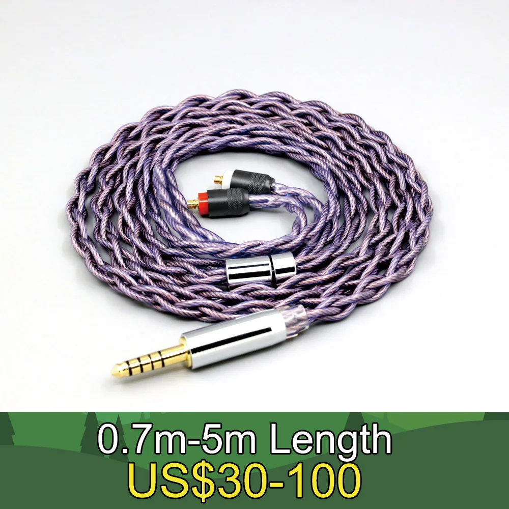 Type2 1.8mm 140 cores litz 7N OCC Headphone Earphone Cable For Sony IER-M7 IER-M9 IER-Z1R Headset 4 core 1.8mm LN007865