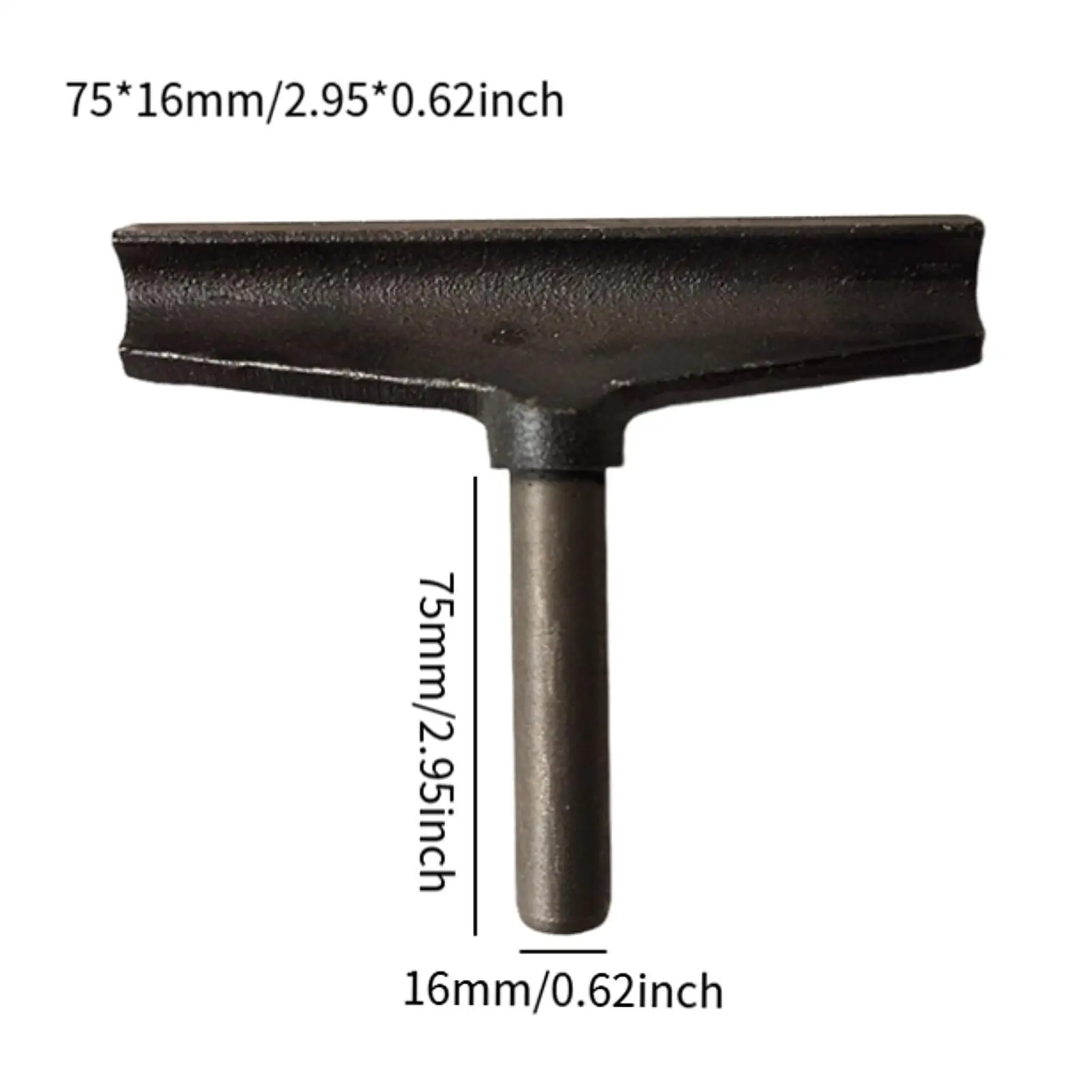 Ferramenta de torno de madeira, descanso de substituição tipo t, fácil instalação, resistente, profissional, 5.9 polegadas de comprimento, 5/8 polegadas, eixo, acessório diy