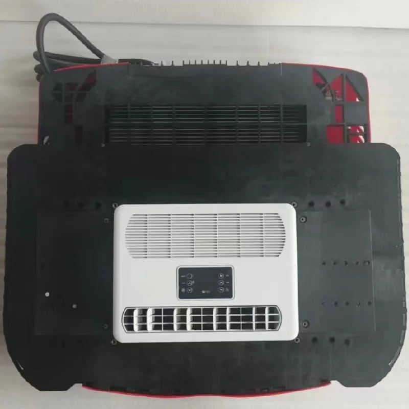 متنقل وقوف السيارات برودة 24 فولت حافلة شاحنة فان 12 فولت 12 فولت سقف أعلى مكيف الهواء ل RV #4