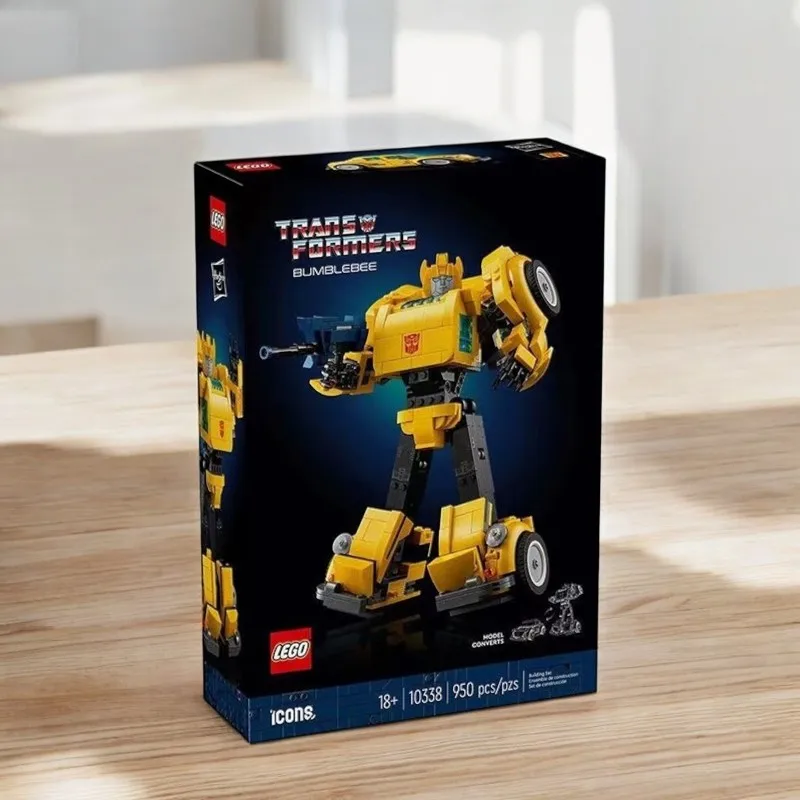 LEGO ICONS series building blocks birthday gift 10338 Bumblebee Transformers boys, girls toy set