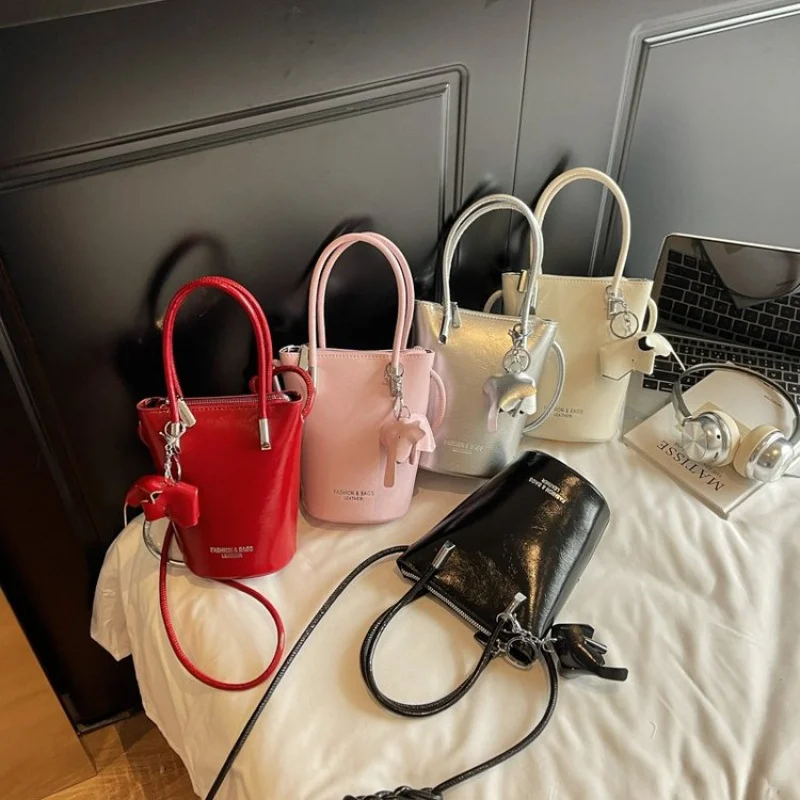 

Высококачественная кожаная сумка через плечо для женщин от люксового бренда - сумки через плечо, элегантные известные дизайнерские сумки