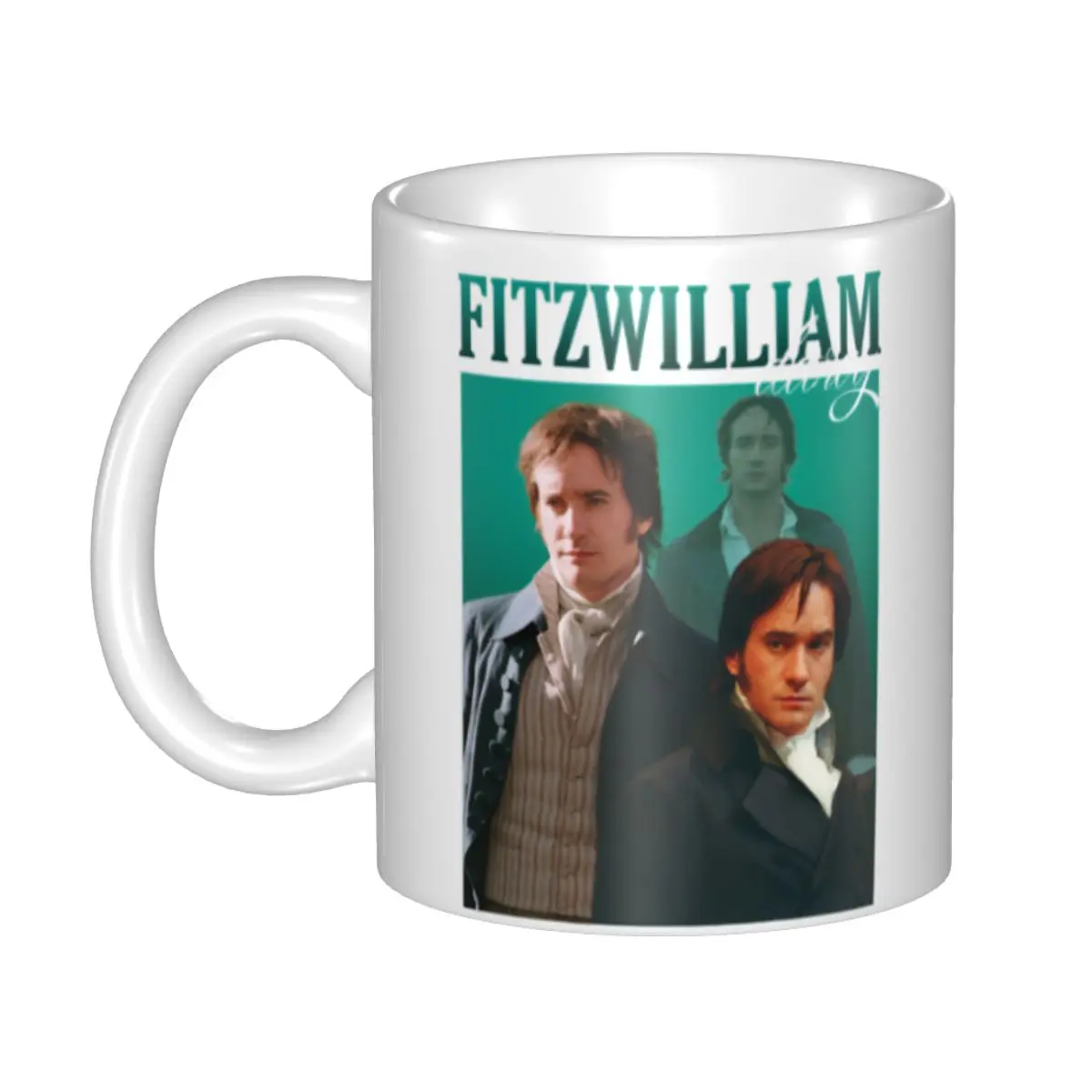 أكواب الكبرياء والتحامل Mr.Darcy يقتبس كوب قهوة من السيراميك المخصص هدية إبداعية