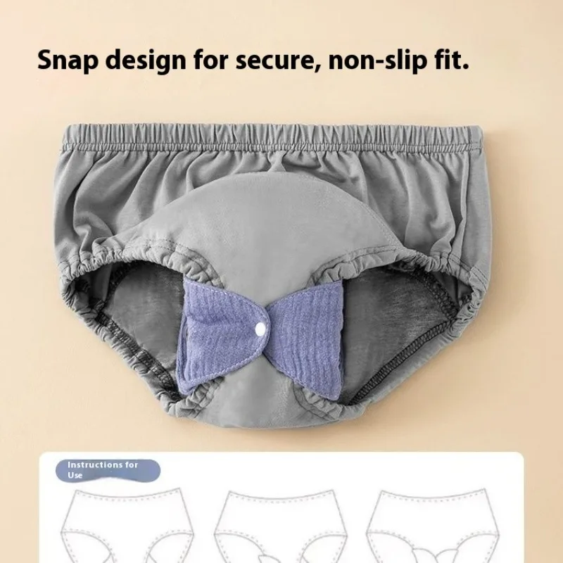 عالية الامتصاص سلس البول قابل للغسل منصات الحيض النساء المسنين تسرب برهان السروال بطانات الكبار السرير منديل صحي منشفة #3