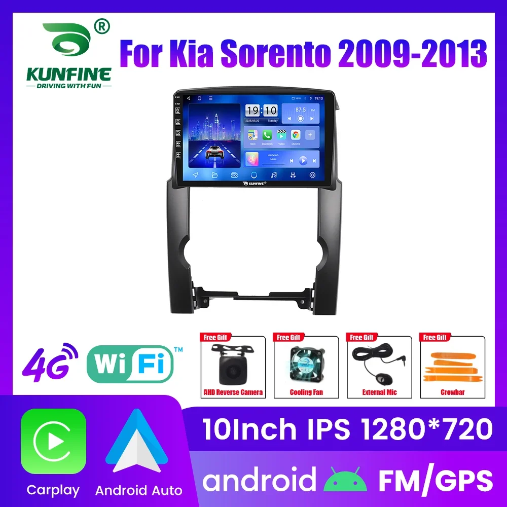 

Автомагнитола Android для Kia Sorento 2009-2013, 2DIN, 8-ядерный процессор, GPS-навигация, IPS-экран, поддержка CarPlay и Android Auto